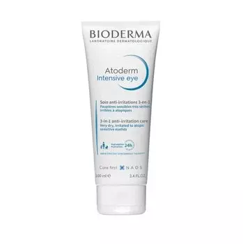 Bioderma Atoderm Intensive eye Уход за областью вокруг глаз 3в1 для сухой кожи век 100 мл