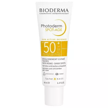 Bioderma Photoderm Spot-Age Гель-крем солнцезащитный SPF 50+ от пигментации и морщин 40 мл