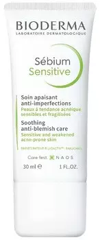 Bioderma Sebium Sensitive Крем увлажняющий успокаивающий для проблемной кожи 30 мл