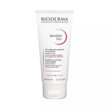 Bioderma Sensibio DS+ Гель очищающий для чувствительной кожи лица с покраснениями 200 мл