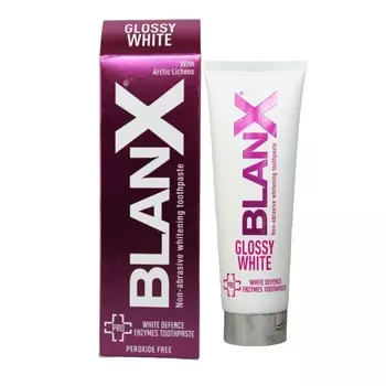 BlanX Pro Glossy White Зубная паста глянцевый эффект 75 мл