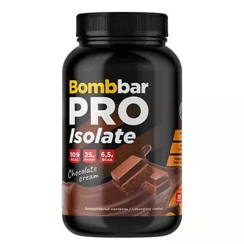 Bombbar Pro Isolate Белковая сыворотка порошок Шоколадно-сливочный 900 г