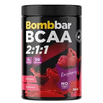 Bombbar Pro BCAA 2:1:1 порошок Малина 300 г