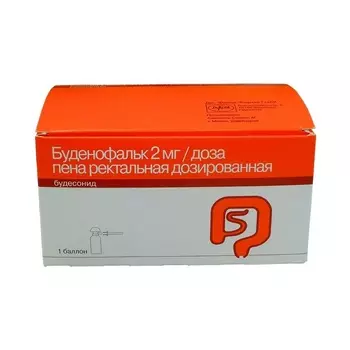 Буденофальк 2 мг/доза пена ректальная 14 доз