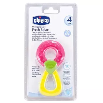 Chicco Прорезыватель с ручкой охлаждающий 4+
