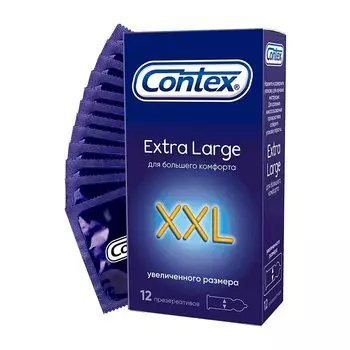 Contex Extra Large Презервативы увеличенного размера 12 шт