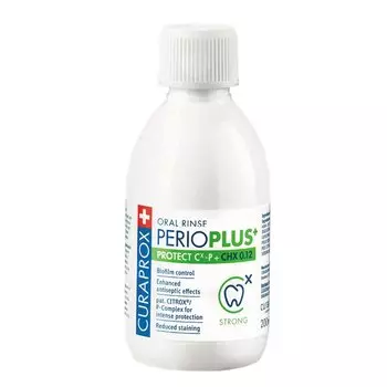 Curaprox Перио Плюс Протект Ополаскиватель для полости рта с хлоргексидином 0,12% 200 мл