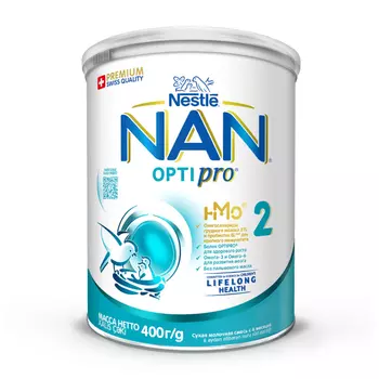 Детское питание Nan 2 молочная смесь 400 г