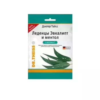 Доктор Тайсс Леденцы с витамином С пакетик 75 г 1 шт Эвкалипт-Ментол