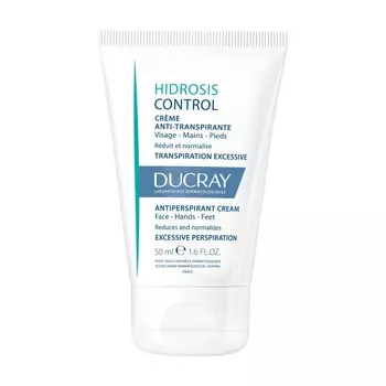 Ducray Gidrosis Control Дезодорант-крем для рук и ног регулирующий избыточное потоотделение 50 мл