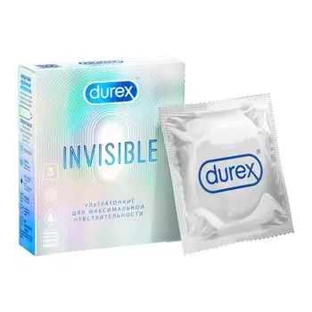Durex Invisible Презервативы ультратонкие 3 шт