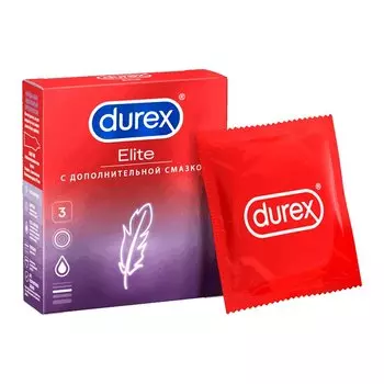 Durex Elite Презервативы свехтонкие с дополнительной смазкой 3 шт