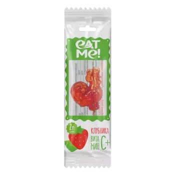 Eat Me! Карамель леденцовая Цинк-Витамин С-Клубника 17 г