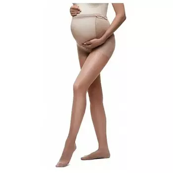Ergoforma Колготки компрессионные для беременных 1 класс компрессии размер 5 Телесные