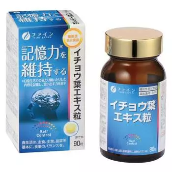 Fine Japan Гинкго Билоба таблетки 90 шт