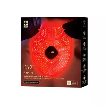 Foreo Фэк 211 Лед-маска ультралегкая с 7 типами света для шеи и декольте