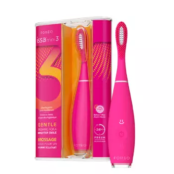 Foreo ИССА мини 3 Щетка зубная звуковая ультрагигиеничная 4в1 Вайлд стравберри