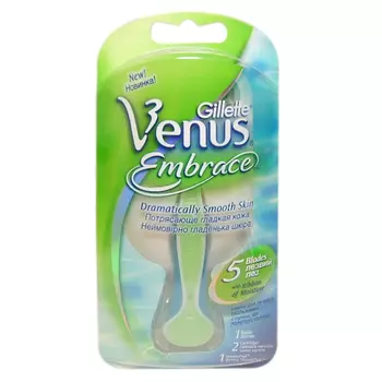 Gillette Venus Embrace Станок бритвенный 1 шт со сменными кассетами 2 шт