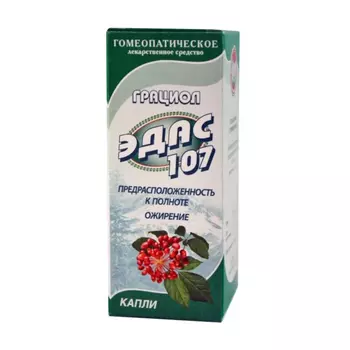 Грациол Эдас-107 капли гомеопатические для приема внутрь 25 мл