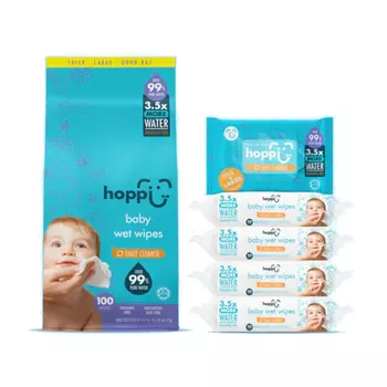 Hoppi Салфетки влажные детские 100 шт