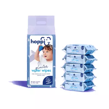 Hoppi Салфетки влажные детские с ледниковой водой 100 шт
