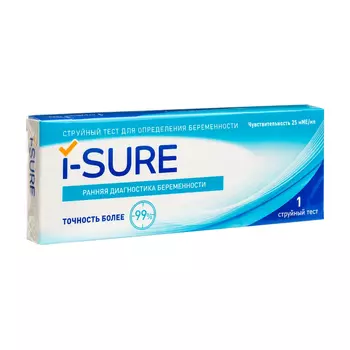 I-Sure Тест на беременность струйный тест-кассета 1 шт
