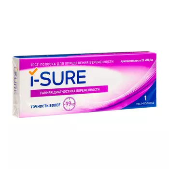 I-Sure Тест на беременность тест-полоска 1 шт