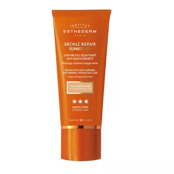 Institut Esthederm Suncare Bronz Repair Крем солнцезащитный с тоном при сильном солнце для кожи лица 50 мл