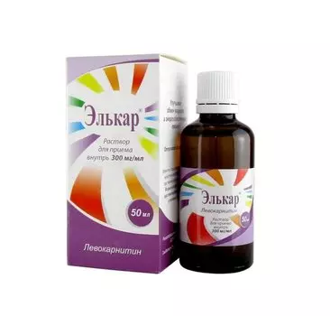 Элькар 300 мг/мл раствор для приема внутрь 50 мл