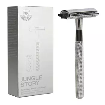 Jungle story Станок бритвенный Хром 1 + Лезвия 5