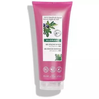 Klorane Гель для душа питательный Нежный инжир-Органическое масло Купуасу 200 мл