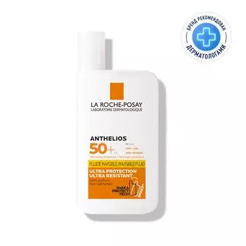 La Roche-Posay Anthelios Флюид солнцезащитный для лица и кожи вокруг глаз невидимый SPF 50+ 50 мл