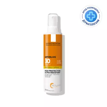La Roche-Posay Anthelios Спрей солнцезащитный для лица и тела невидимый SPF 30 200 мл