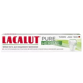 Lacalut Пюр хербал Паста зубная 75 мл
