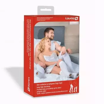 Лаума Чулки антиэмболические 1 класс компрессии размер L Белые