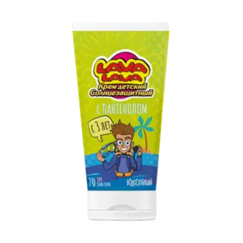 Лава Лава Крем детский солнцезащитный с пантенолом SPF 70 50 мл