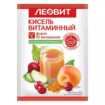 Леовит Кисель Витаминный 20 г 1 шт
