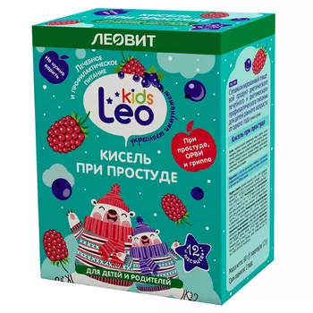 Леовит Лео Кидс Кисель при простуде для детей 12 г 5 шт