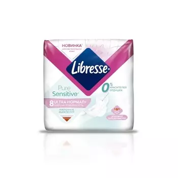 Либресс Пьюр Сенситив Прокладки гигиенические Ультра Нормал+ 8 шт