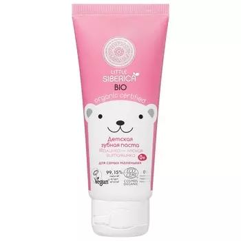 Little Siberica Bio Зубная паста 0+ Малинка-лесная витаминка 60 г
