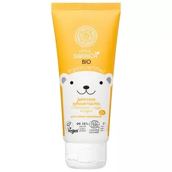Little Siberica Bio Зубная паста 0+ Облепиха-чудо ягодка 60 г
