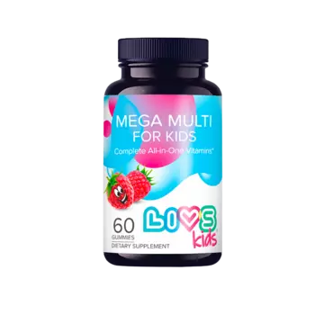 Ливс Комплекс Мега-Мультивитамин для детей пастилки жев.60 шт Малина