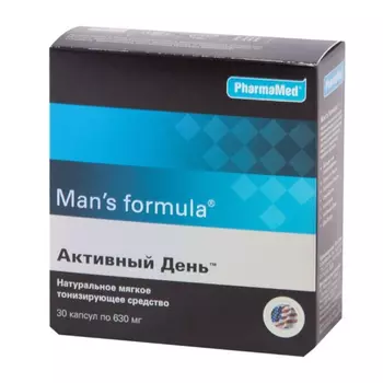 Man's formula Активный день капсулы 30 шт