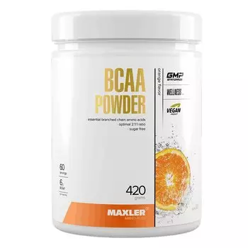 Maxler 100% Golden BCAA порошок Апельсин 420 г