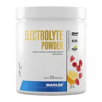 Maxler Электролиты порошок Лимон-Малина 204 г