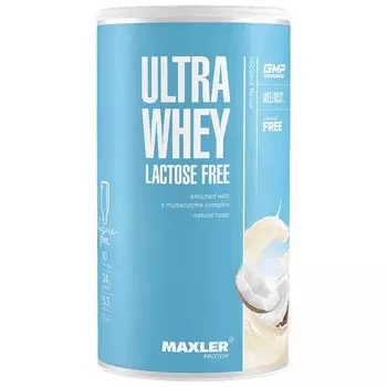 Maxler Ultra Whey Белковая сыворотка без лактозы порошок Кокос 300 г
