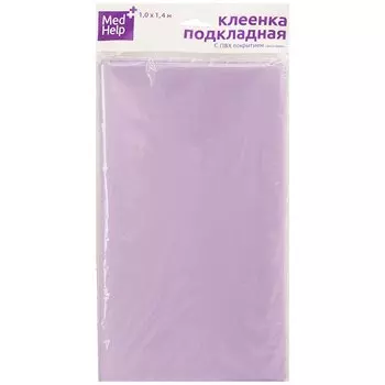 MedHelp Клеенка подкладная с ПВХ покрытием 1 м х 1,4 м 1 шт
