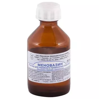 Меновазин раствор для наружного применения 40 мл