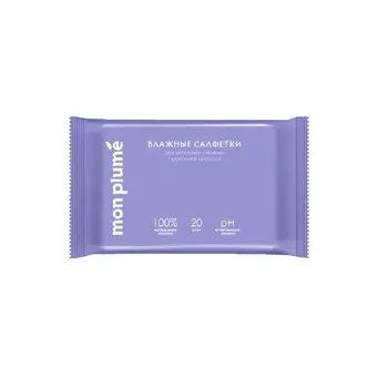 Мон Плюм Салфетки влажные для интимной гигиены 20 шт