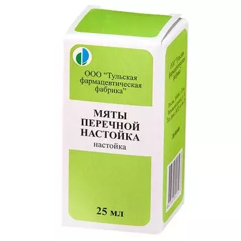 Мяты перечной настойка для приема внутрь 25 мл